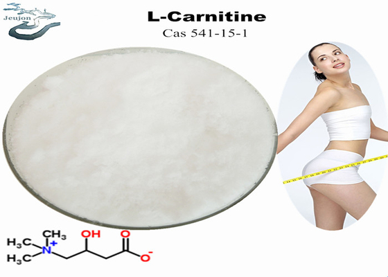 การสูญเสียน้ำหนักวิตามิน BT ยาลดไขมัน L Carnitine Powder CAS 541-15-1