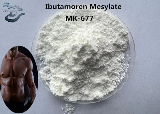 L 163191 สีเหลืองอ่อน Ibutamoren Mesylate เพาะกาย 99% Mk 677 25mg